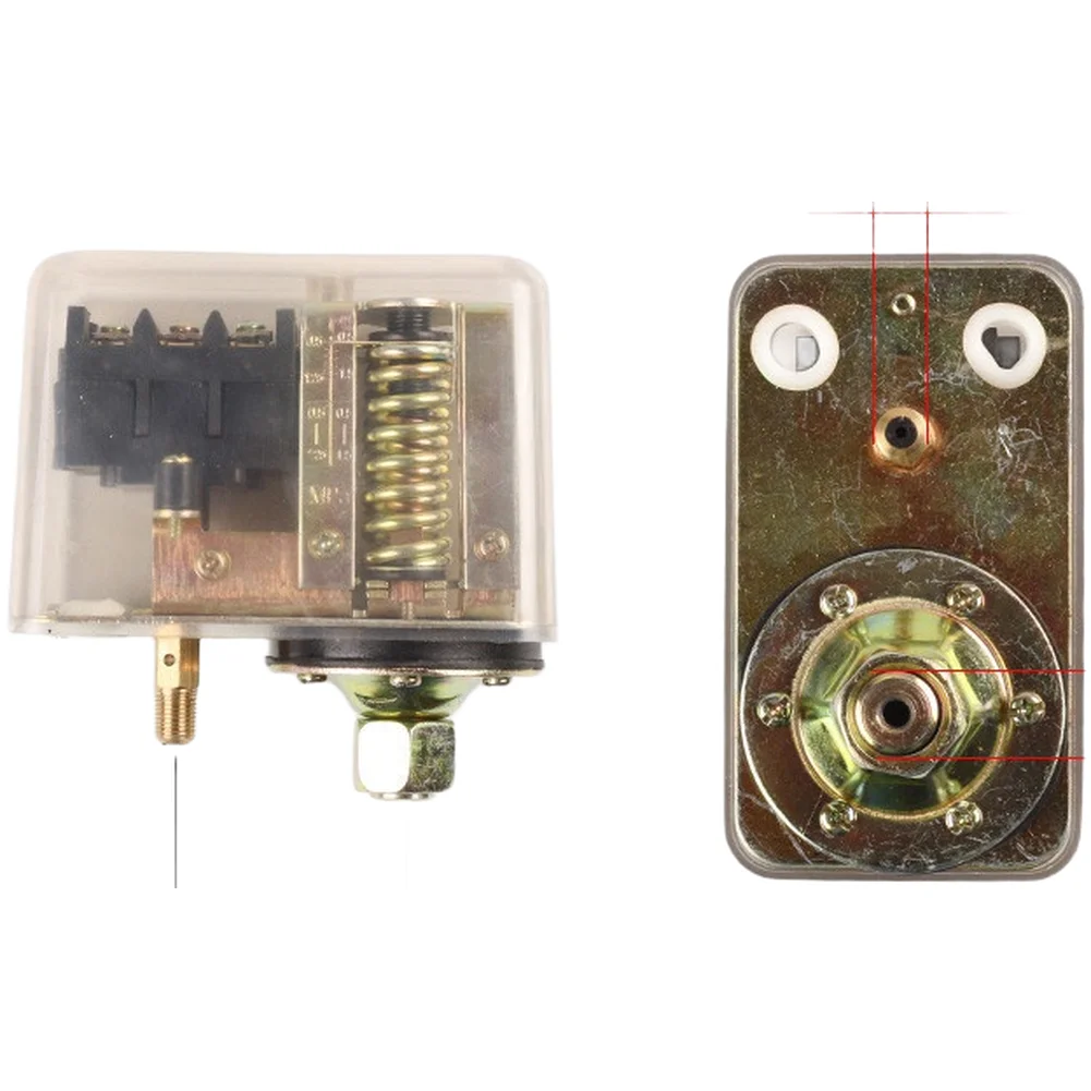 For Workshop Compressors Air Compressor Switch Visible Housing Design High Voltage Compatible For Three-phase Systems