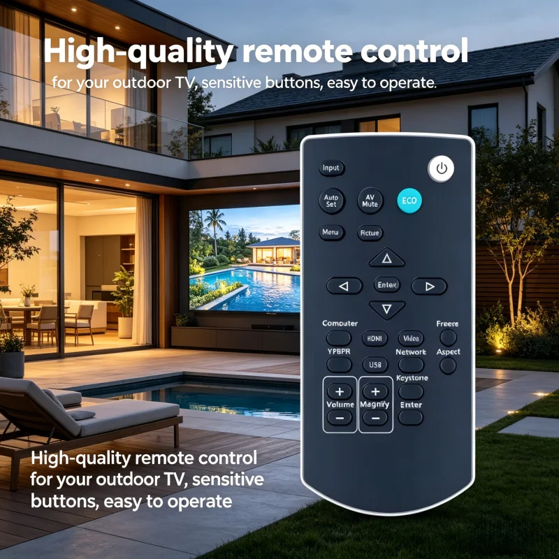 High Quality Remote Control Compatible with Ricoh PJ YX2000 YX2200 YX2300 YX2400 RW4307 RW4308 RW4309 Projectors