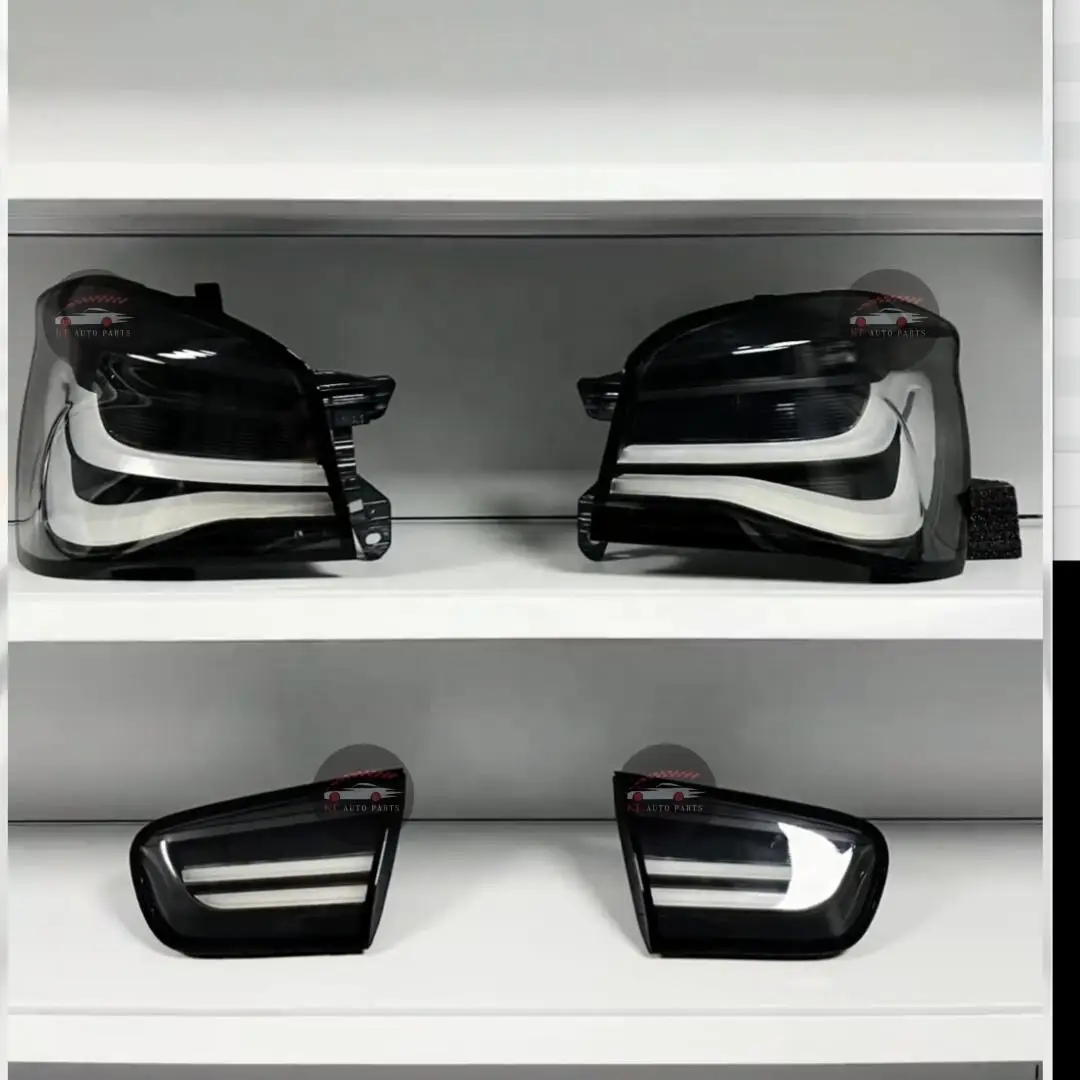 For BMW 1 Series F20 LCI 2015-2019 Clear Black Taillight Set OEM Core Hand-Made Venom Style Custom Tail Light