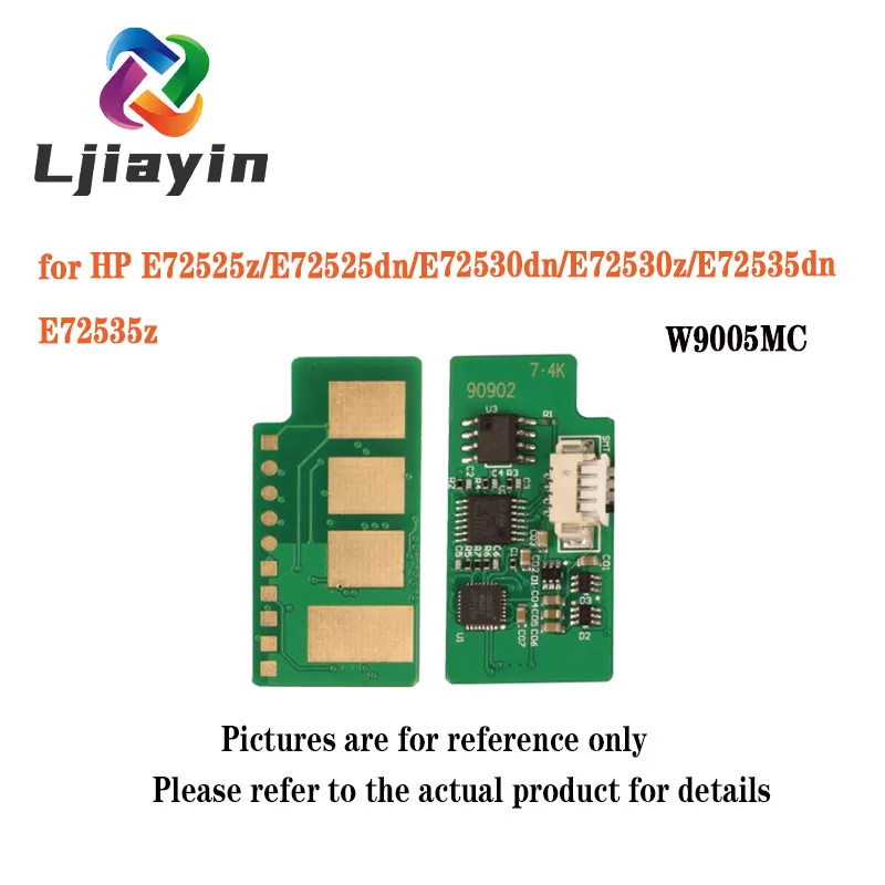 WW Version W9005MC Toner Chip for HP LaserJet Managed Flow MFP E72525z/E72525dn/E72530dn/E72530z/E72535dn/E72535z