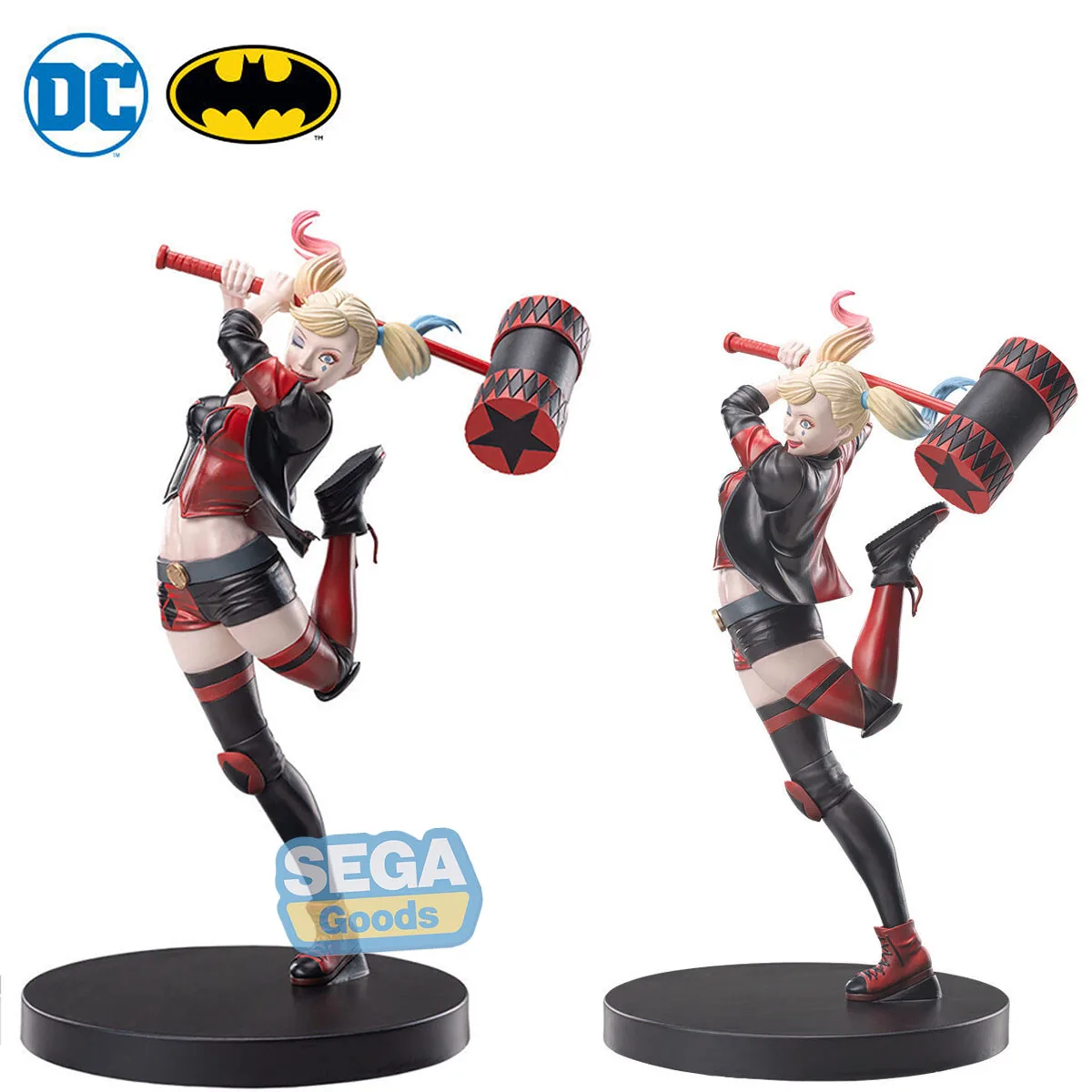 100% Original in Stock SEGA ACT/CUT Premium Figure Batman Harley Quinn Anime Figure Action Figure Collection Series Model Toys