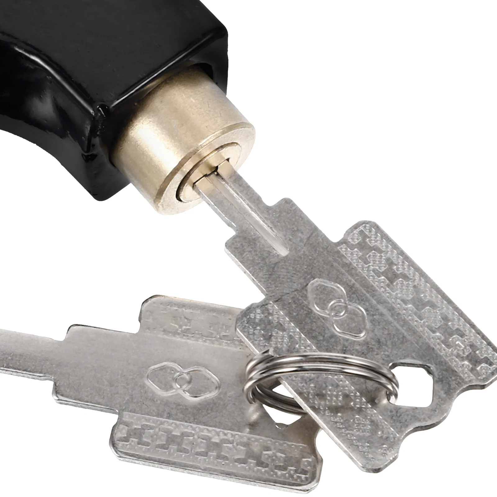 

Bicycle Lock Brake Motorcycle Small Bike Lock With Keys Portable Anti Bike Water Resistant Sturdy Lightweight