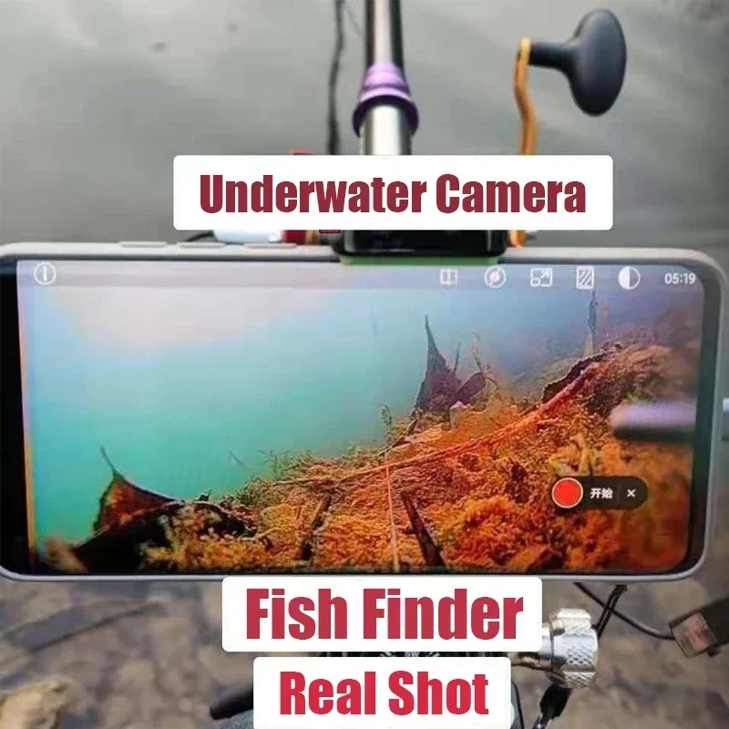 

10M HD underwater camera 8 million pixels waterproof finder 14mm big lens Camera 3 IN 1 Endoscope fishing tool for smart phones