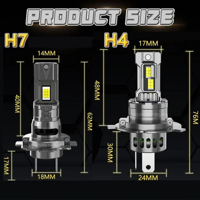 H7 H4 Led Canbus Lights for Car High Power Headlight Ultra Powerful Turbo Bulb Motorcycle Ampoule LED H7 Automobile Lamp Foggers 6 H7 H4 Led Canbus Lights for Car High Power Headlight Ultra Powerful Turbo Bulb Motorcycle Ampoule LED H7 Automobile Lamp Foggers 6