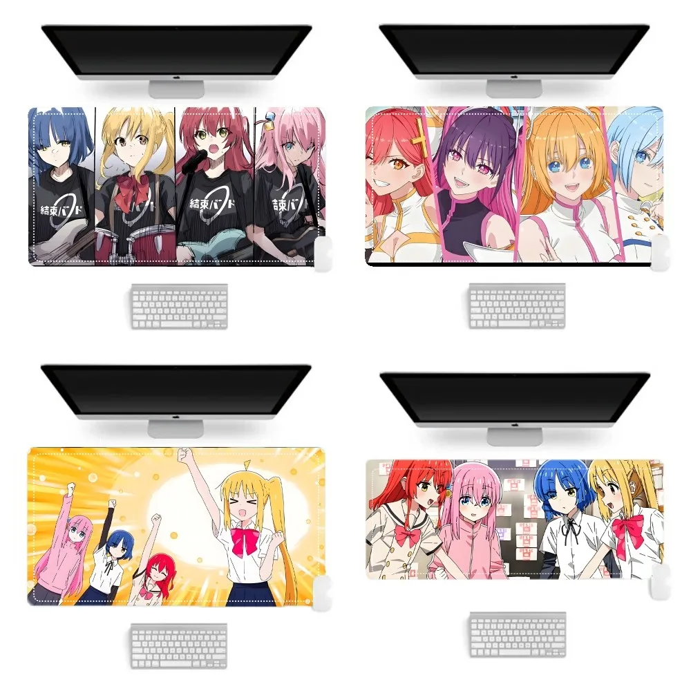 Anime B-Bocci The R-Rock! SexyGirl Mousepad Laptop Gaming Accessories Mousepad Large Desk Mat Computer Gamer Keyboard Rug Carpet