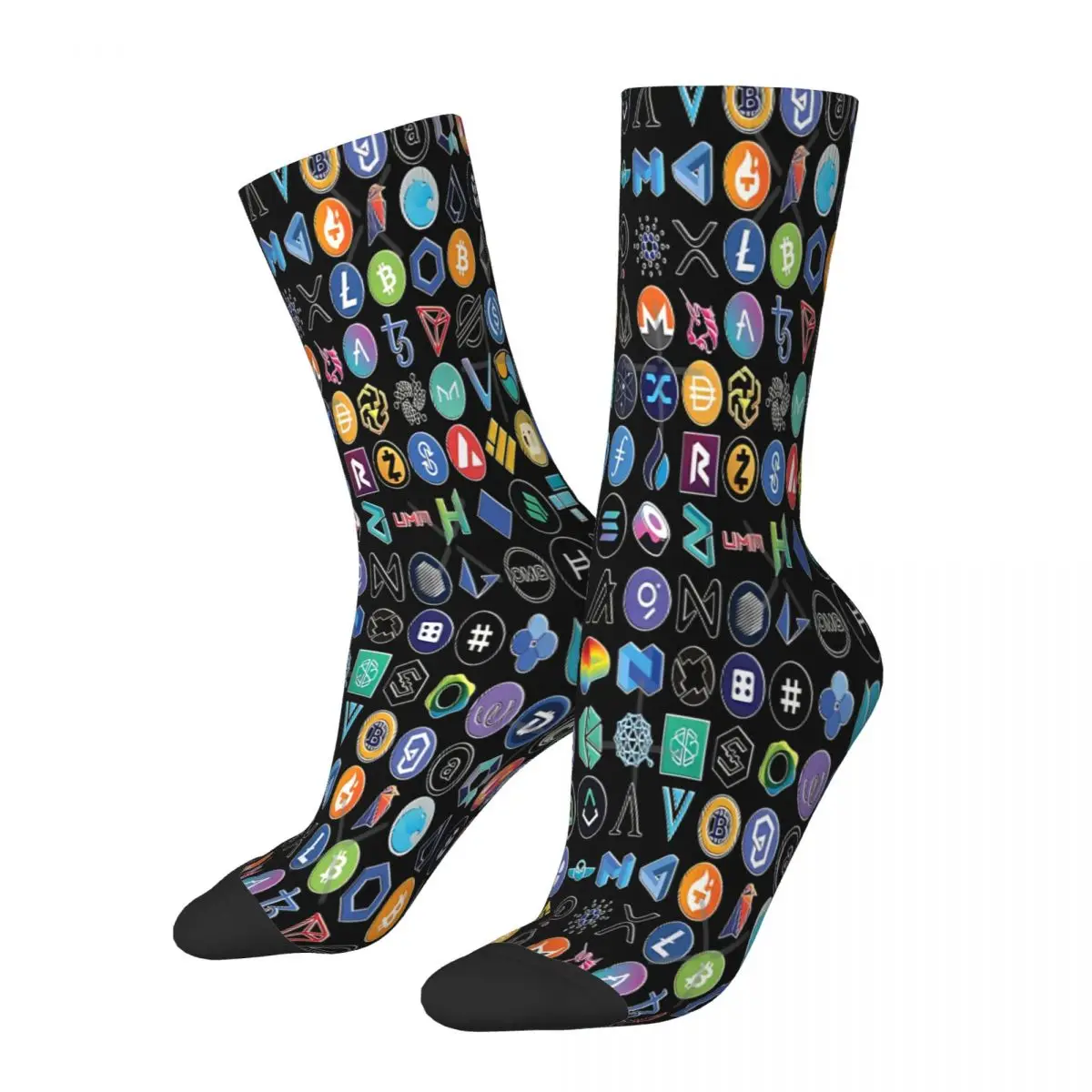 Crypto 3D Socks Male Mens Women Autumn Stockings Hip Hop