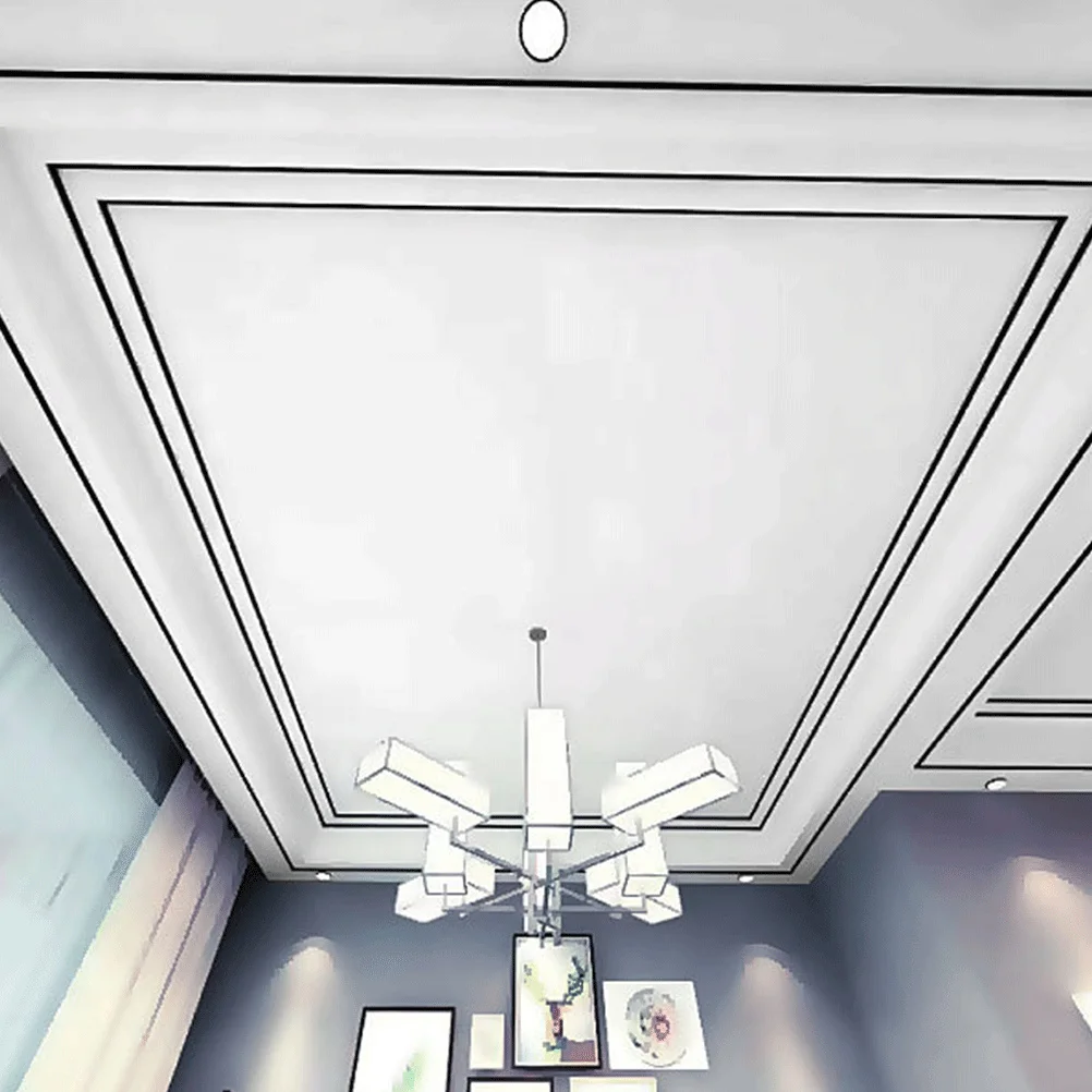 

Self Adhesive Molding Strip Black Wall Edging Sticker For Home Decor Living Room Bedroom Bathroom Kitchen Background Wall