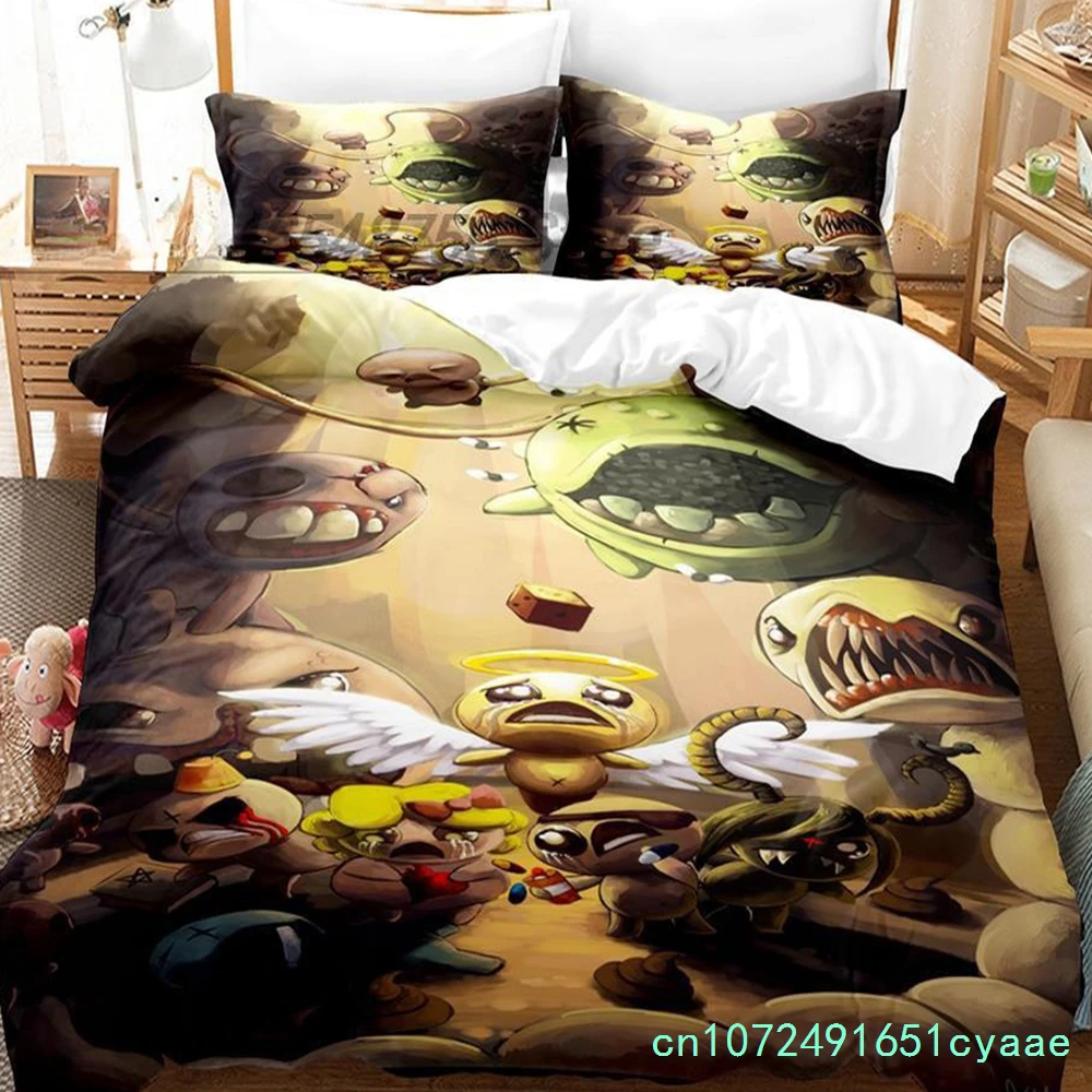 Fashion 3D Printing Game The Binding Of Isaac Bedding Set Single Twin Full Queen King Size Bed Set Teenager Bedroom Sheet Sets