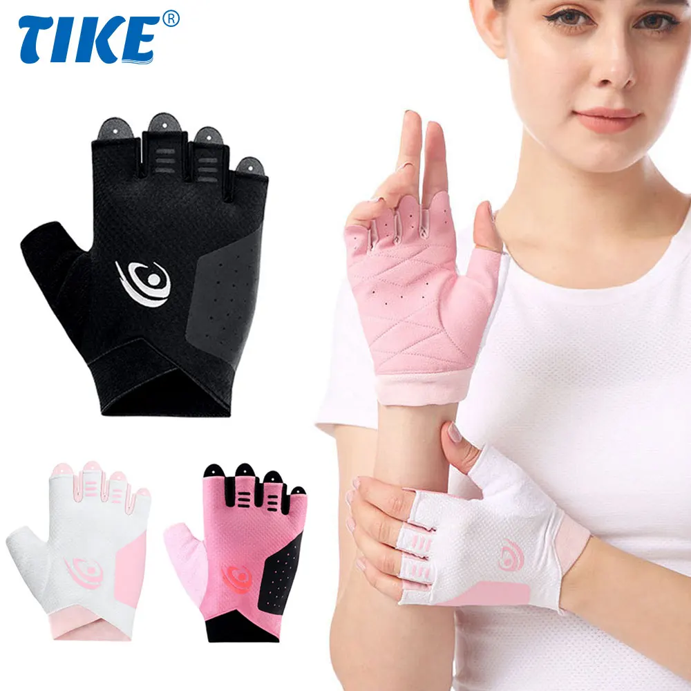 

Half Finger Cycling Hiking Glove Women & Men Fitness Gym Weightlifting Gloves Breathable Non-slip Gel Pad Bodybuilding Training