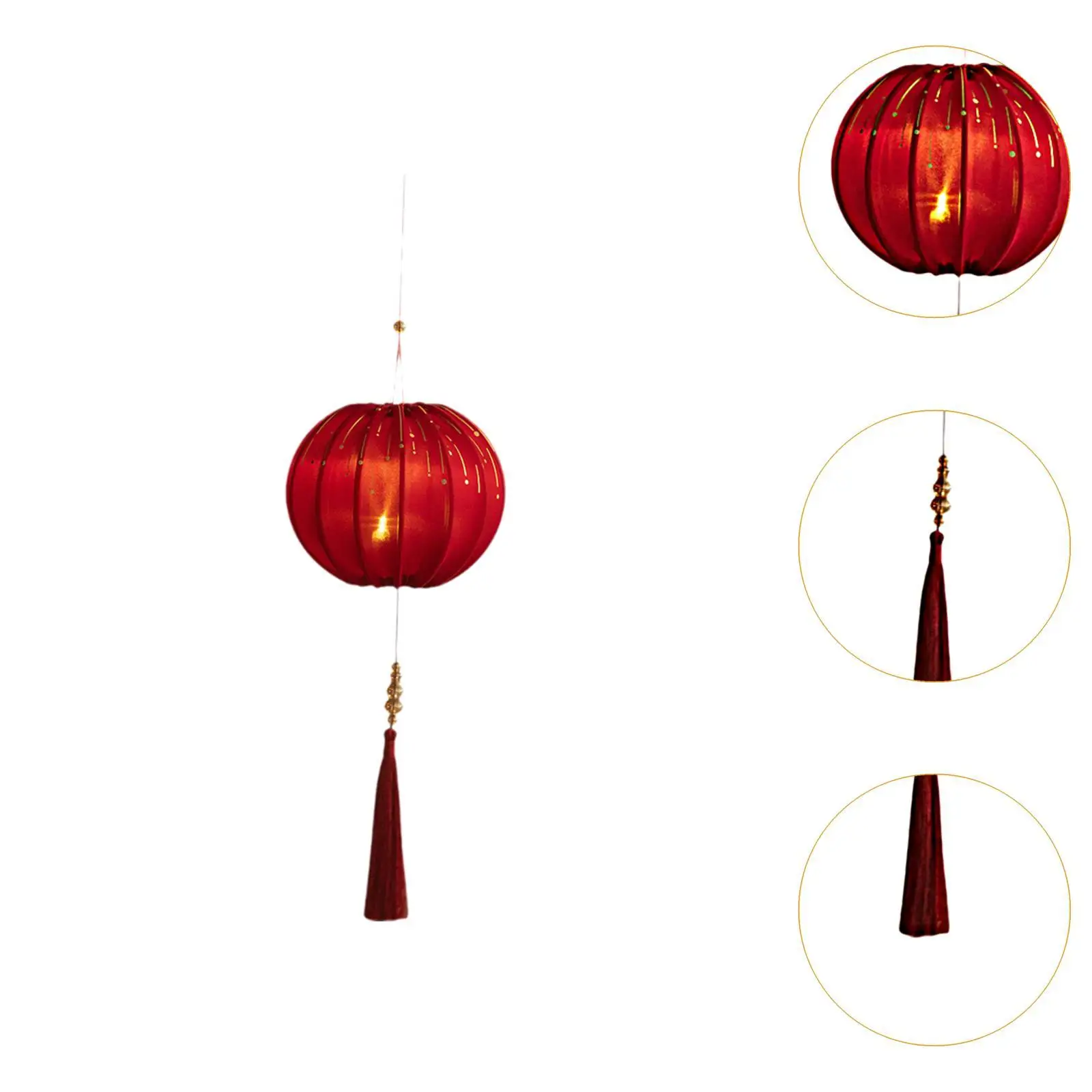 2025 Chinese New Year Lantern DIY Craft Set Red for Wedding Party Shop