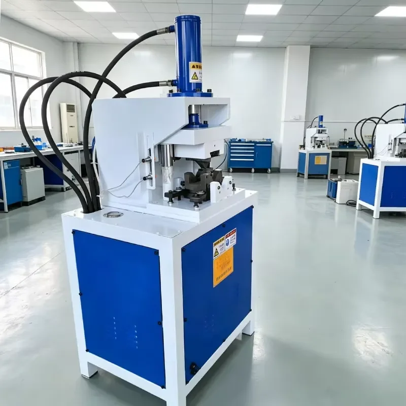 CE Certification New Designed 15-20mm Thick 45/90 Degree Pipe Punching Machine Sheet Metal Punching Arc Cutting Machine for
