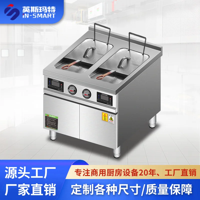Wholesale Commercial DoubleTank Electric Fryer Vertical Large Capacity Stainless for Fries