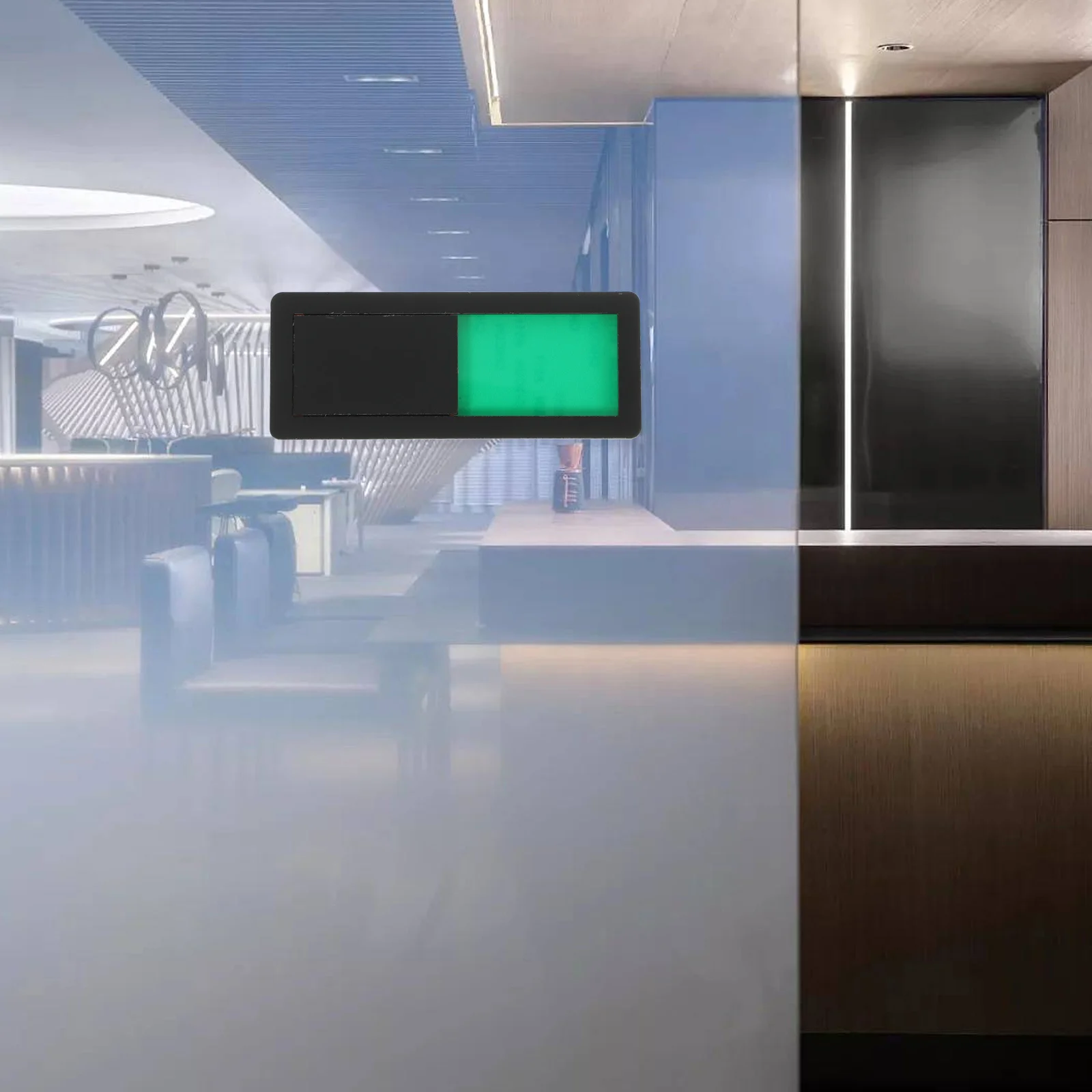 

Privacy Indicator Slide Door Sign For Office Bathroom Dorm Room Abs Reusable Universal Design Decorative Plaque Door Signs