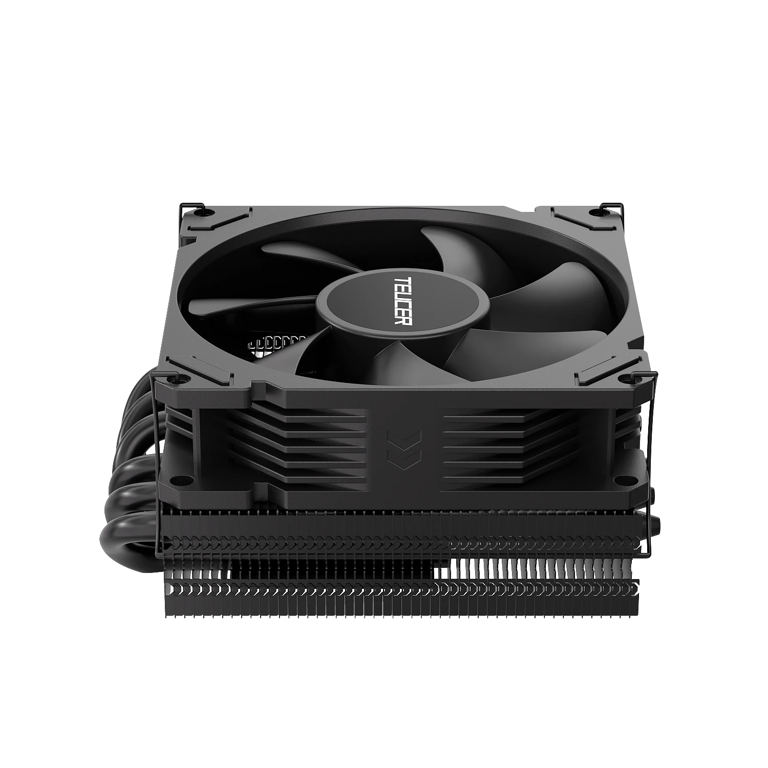 TEUCER TE-55 ロープロファイル CPU クーラー 6 ヒートパイプ CPU 空冷クーラー 15 ミリメートル厚スリムファン LGA1700/1200/115X/2011/AM5/AM4