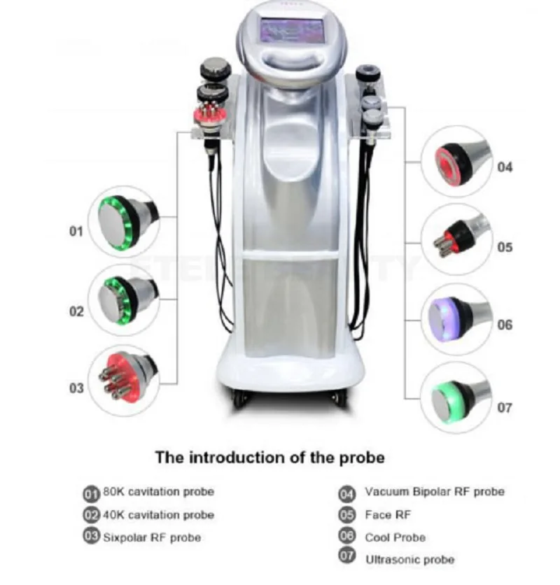 

7 in 1 Cavitation Slimming Machine Body Sculpting Weight Loss Facial Lifting Tightening Fat Reduce Massager Beauty Equipment