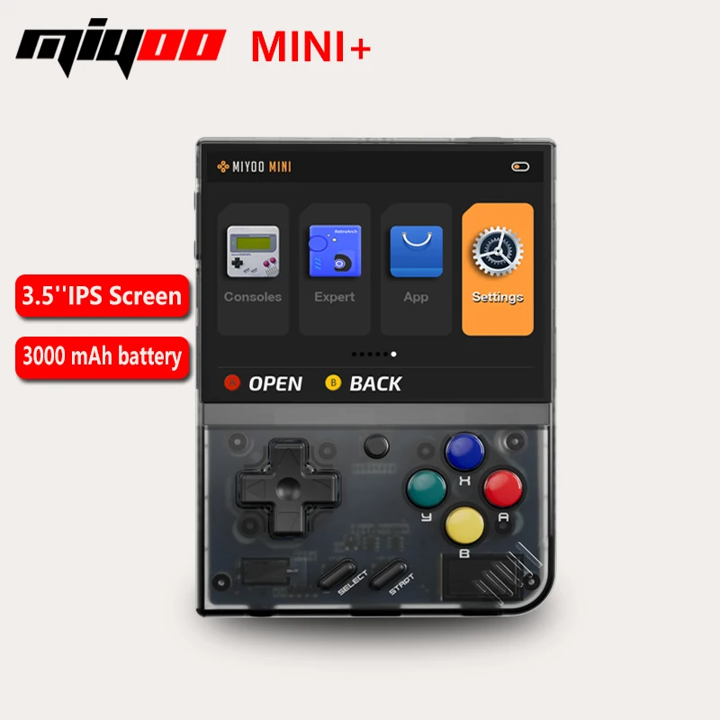 Imagem -03 - Miyoo-consola de Videogame Mini Plus para Adultos e Crianças 35 Tela Ips Wifi 3000mah Aniversário Presentes de Natal