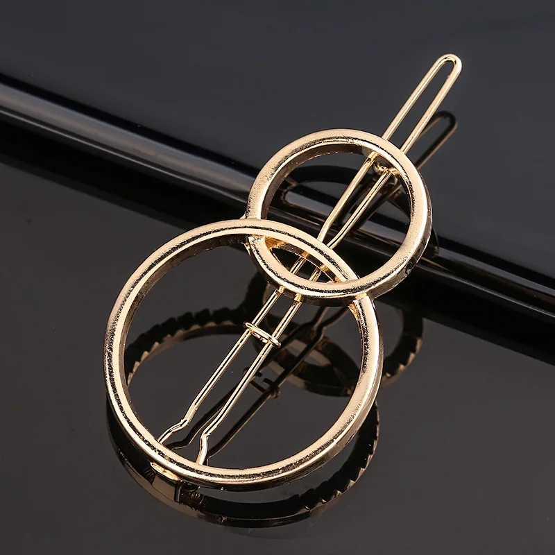 Neue Mode Metall Liebe Herz Haar Clip Elegante Perle Runde Haarspange für Frauen Mädchen Süße Haarnadeln Barrettes Haar Zubehör – Detail 14