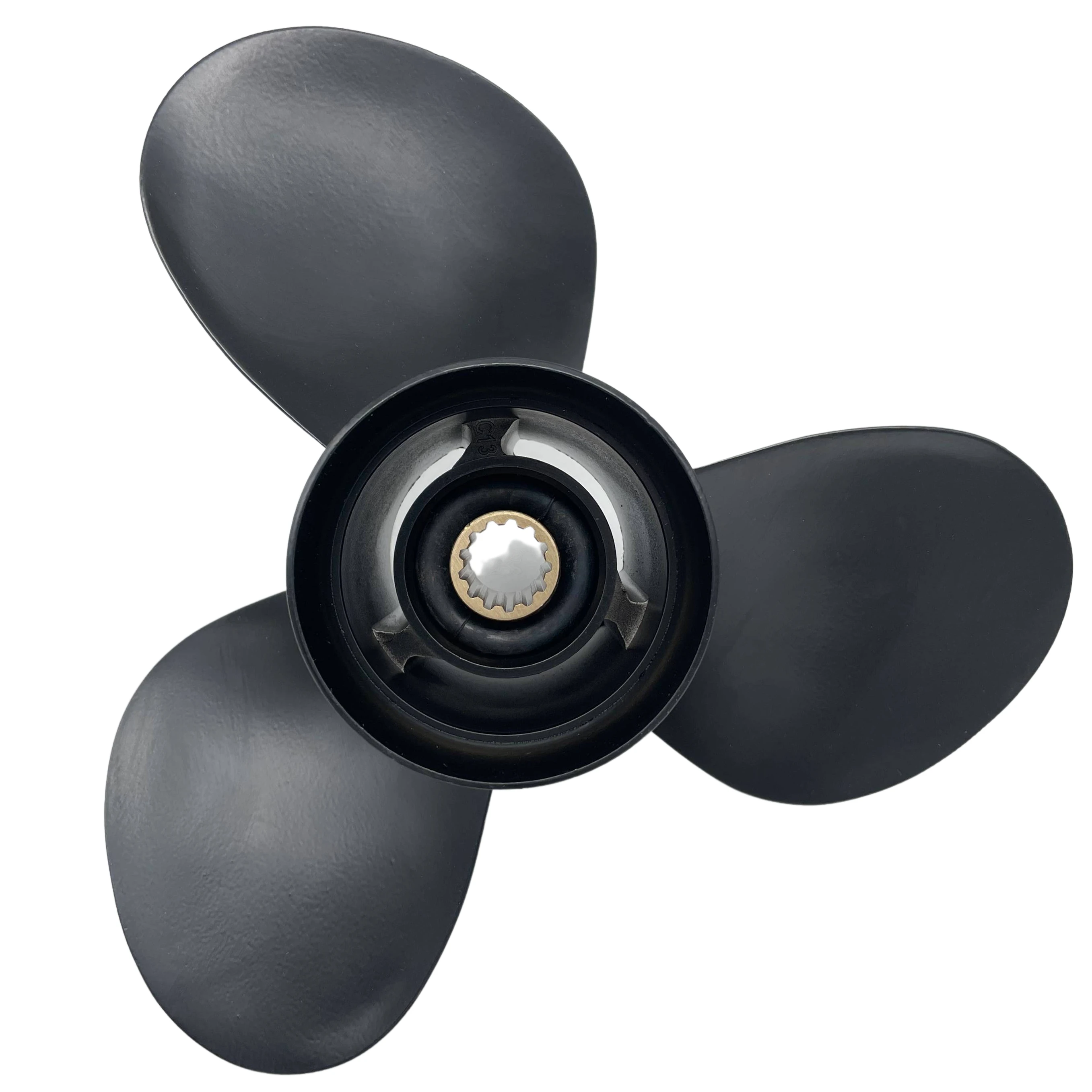 Boat Propeller 10 1/4X14 for Mercury 25HP-60HP 3 Blades Aluminum 13 Tooth RH OEM NO: 48- 73138A45