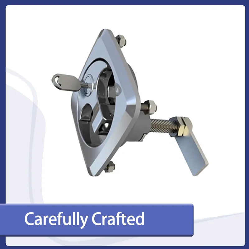 Heavy Duty Zinc Alloy Anti-Theft Board Rotating Plate Lock for Industrial Machinery Equipment Shipping Container Door