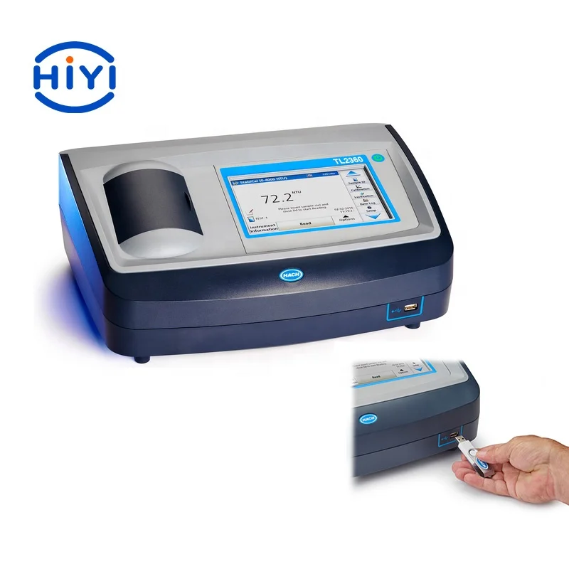 HiYi TL2360 LED Turbidimeter ISO 0-10000 NTU With Large Full Color Touch Screen Display