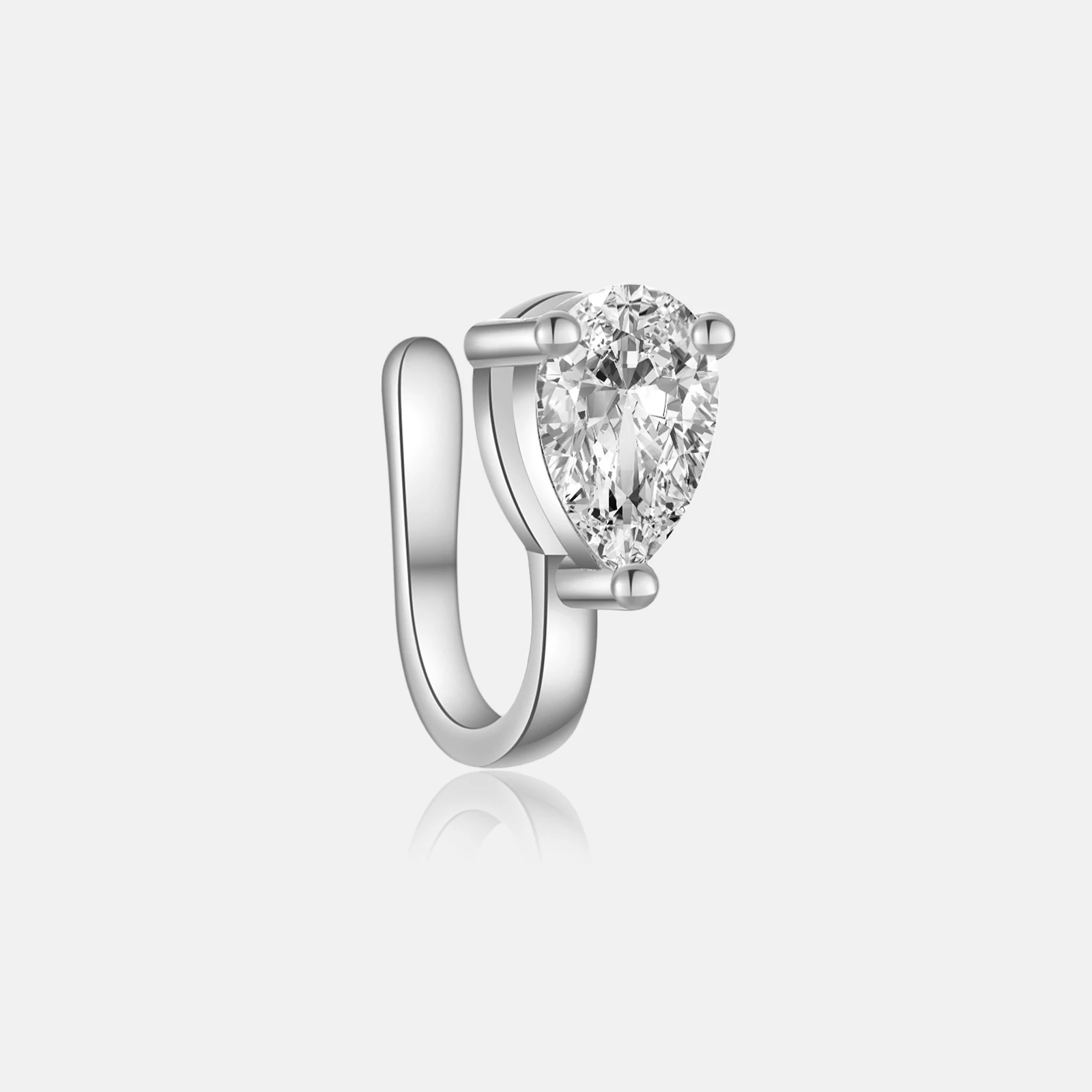 

Женские серьги-каффы VEWANT из стерлингового серебра 925 пробы с цирконом, серьги-каффы без пирсинга, модные ювелирные украшения 2024 тонкой искусственной кожи