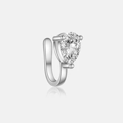 VEWANT Women 925 Sterling Silver Zircon Earcuff Cuff Earring No Piercing Clips 2024 Fashion Fine Party Jewelry