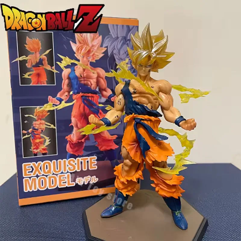 Dragon Ball Super Saiyan Figure Anime Model Peripheral Ornaments Monkey King Goku Goji Classic Super Race Series