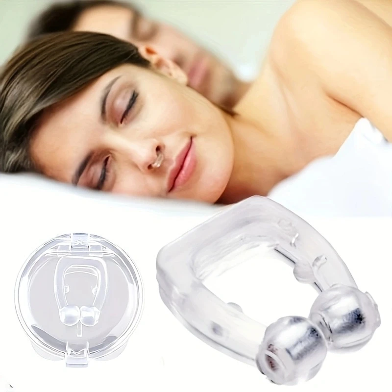 Magnetic Anti Snoring Nasal Dilator Stop Snore Nose Clip Device Easy Breathe Improve Sleeping for Men/Women