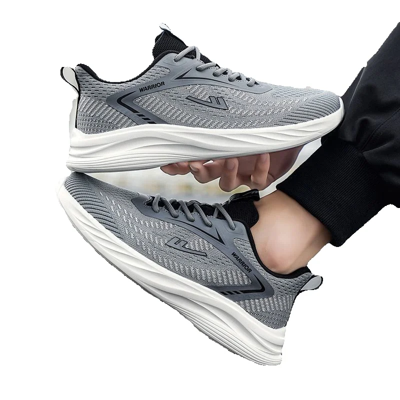 Huili Men's Sports Shoes 2026 Spring/Summer New Breathable Lightweight Casual Shoes Soft Sole Cushioning Running Shoes_vogvips.com
