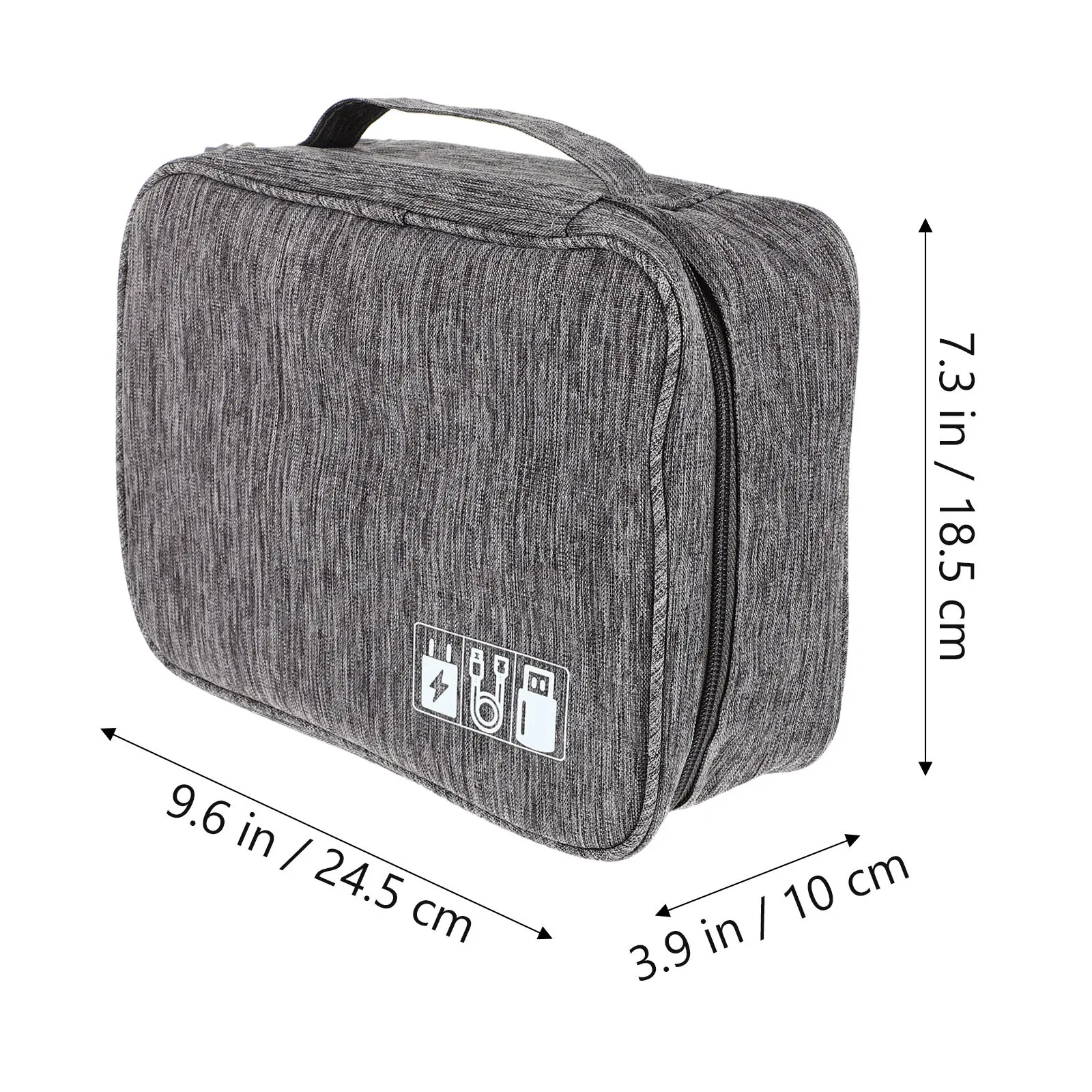 Portable Cable Organizer Bag Travel Cord Organizer Storage Bag for Electronic Accessories Compact Sturdy Easy Use Water