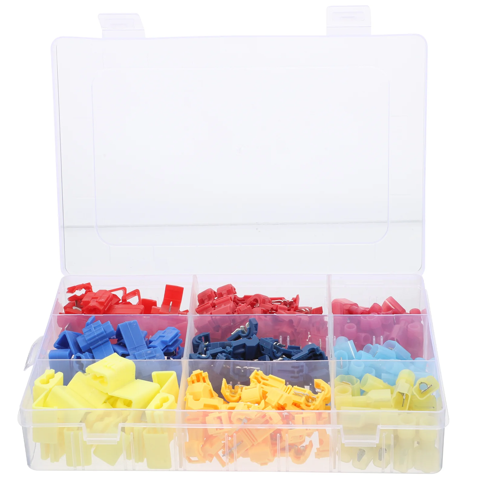 

160 Pcs Terminal Clip Terminals Blue Quick Wiring Clamp Suite Brass Crimp Connector
