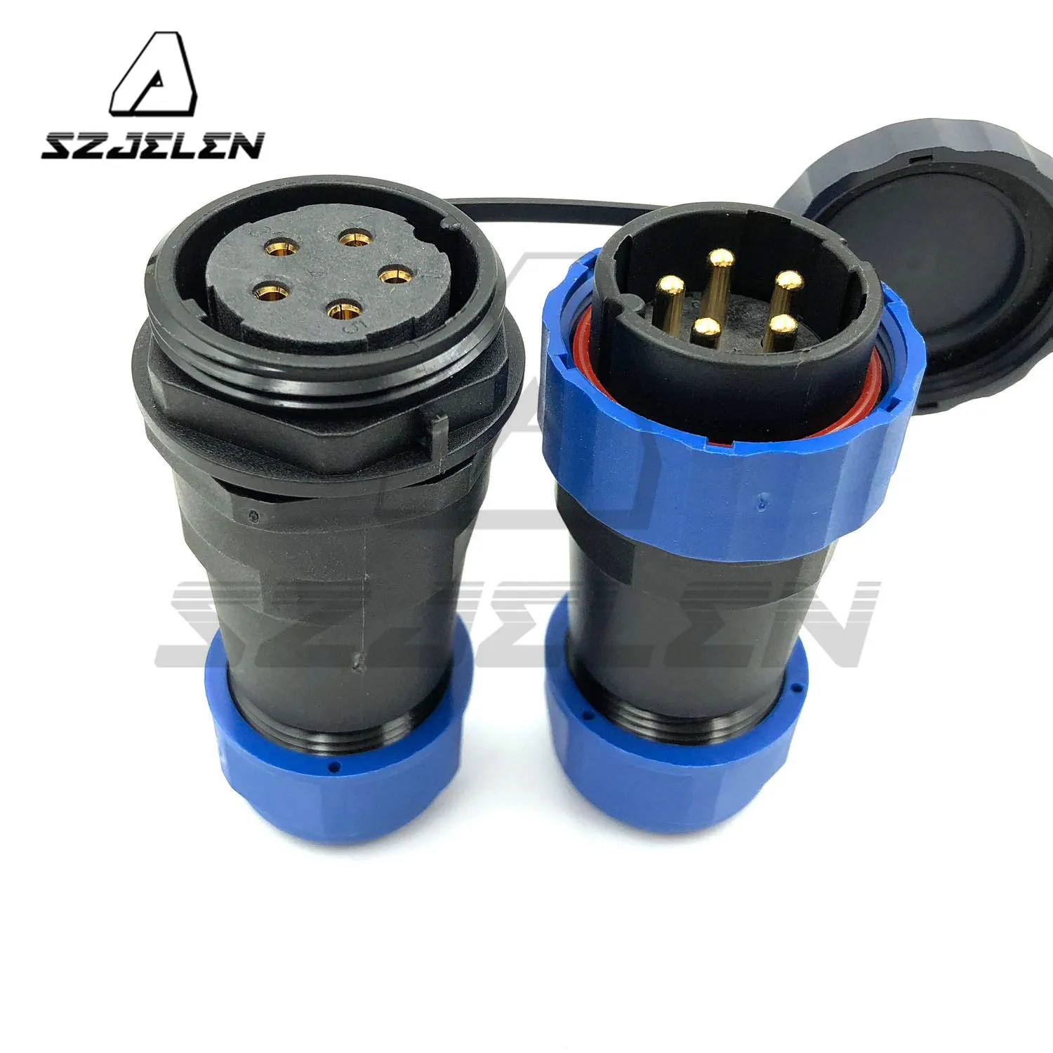 

Водонепроницаемый разъем для монтажа на панели SD28, 5-контактный, IP67, разъемы светодиодного провода на провод, разъем питания электрооборудования