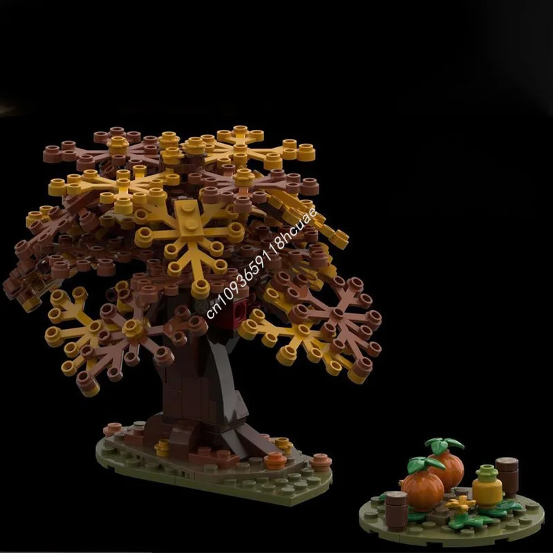 

151 шт. MOC AUTUMN TREE & Pumpkin Строительные блоки Рождество Премиум Коллекционное издание Идеально подходит для взрослых фанатов Подарок Архитный подарок