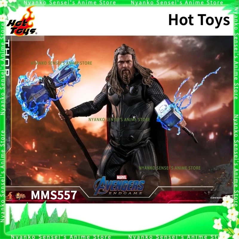 

In Stock Hot Toys Avengers: Endgame Thor "Fat Thor" 1/6 Scale MMS557 Collectible Action Figure Anime Models Toy Doll Gift