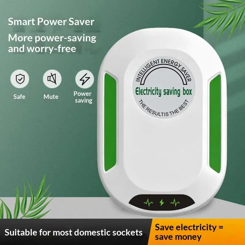 【BA】Intelligent Electricity Saving Box With Voltage Stabilization Efficient Power Saving For Home Office Daily Use