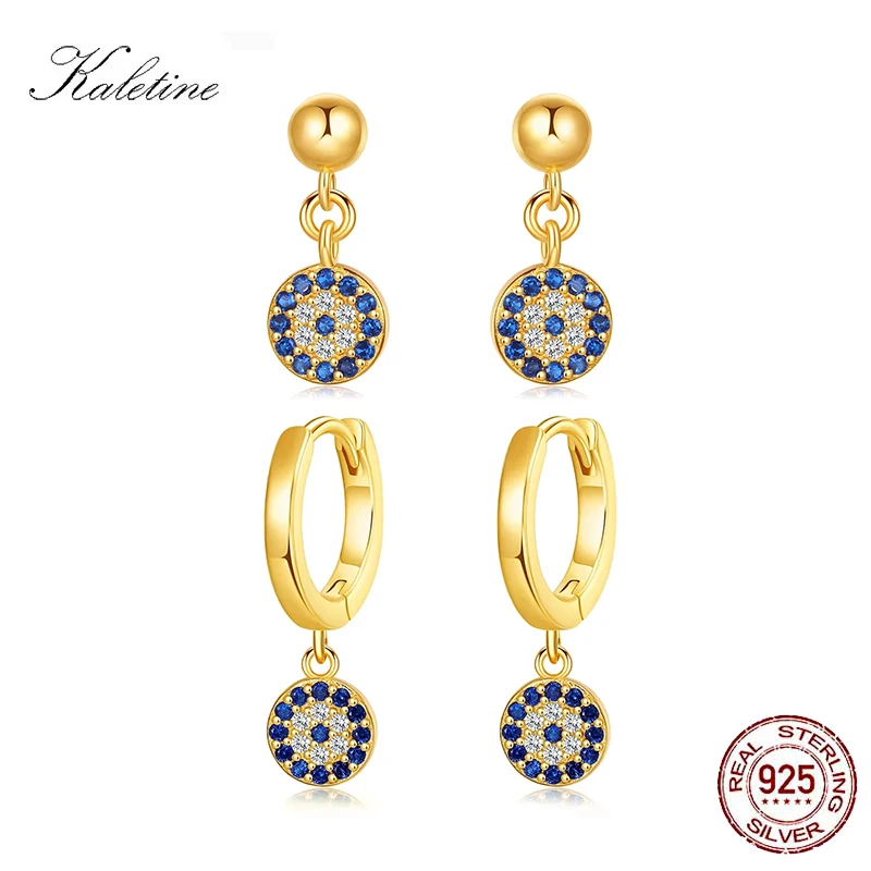 

KALETINE серьги-капли от сглаза для женщин, роскошные серьги из стерлингового серебра 925 пробы в стиле панк, винтажные висячие серьги, турецкие ювелирные изделия, подарки