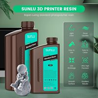 SUNLU 10KG Standard / Water-Wash / Water Wash ABS LIKE 3D Resin 1KG/Bottle 405nm UV Resin For Most SLA/DLP/LCD 3D Printer 1kg