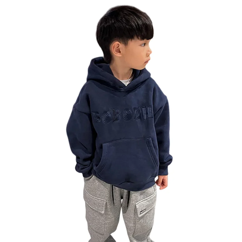 Boys Hoodies Sweatshirts Cotton Tops Outwear 2024 Cute Spring Autumn Kids Christmas Gift Formal Outfits Children's Clothing