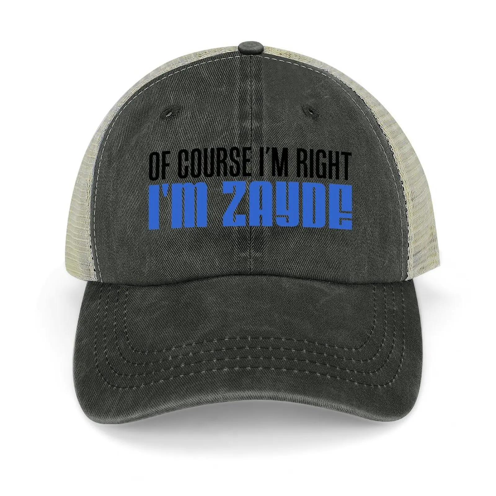

I'm Right I'm Zayde еврейская бейсболка для дедушки, бейсболка, черная военная тактическая кепка, шляпы дальнобойщика для мужчин и женщин