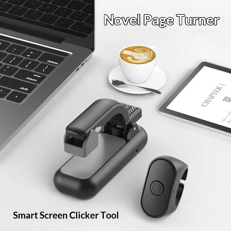 2-in-1 Page Turner Clicker Wireless Page Turner Remote Lightweight Record Triggers Remote for  Accessories
