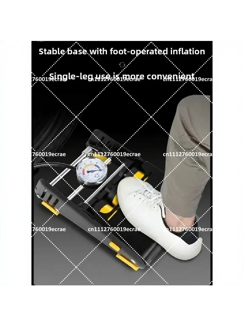 Portable High Pressure Air Pump for Car Bicycle Inflatable Foldable Household Use