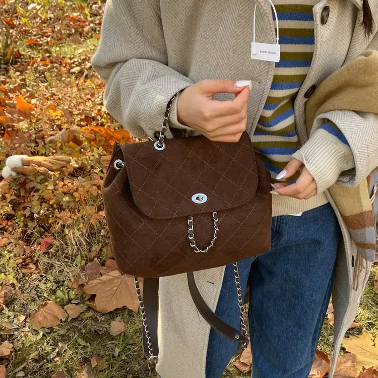 

2025 New Minimalist Backpack for Women, Dirt-Resistant Water-Resistant Convertible Shoulder Bag, Chic Machine Washable Daypack