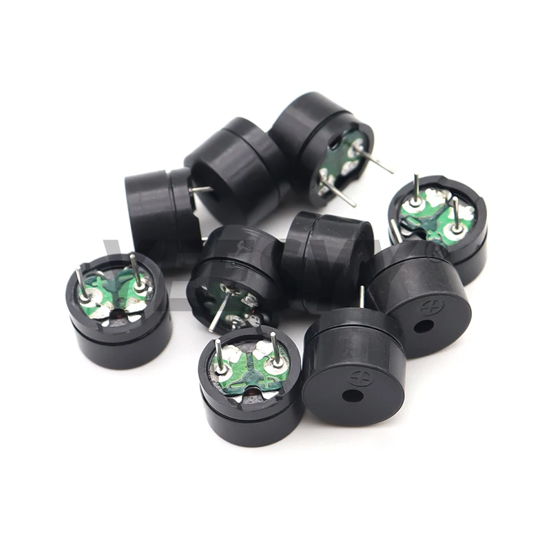 10 Uds 12085 42R zumbador pasivo 12MM * 8,5 MM resistencia 3V 5V 9V 12V en uso común Mini Kit de zumbador piezoeléctrico, para Arduino