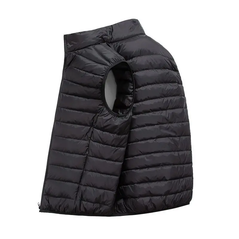 

Men's Lightweight down Cotton Vest Loose Fit Svel Warm Autumn Winter Outerwear Faionable Korean Sle Big Size