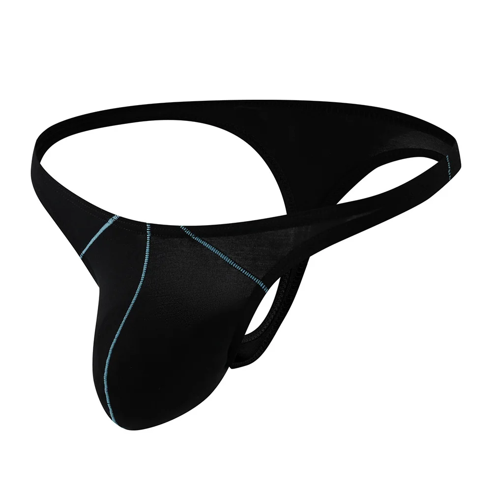 

Men Low Rise U Convex Big Pouch Panties G-string Thong Soft Briefs Solid Calcinha Stretch Sport Erotic Men's Lingerie Underwear