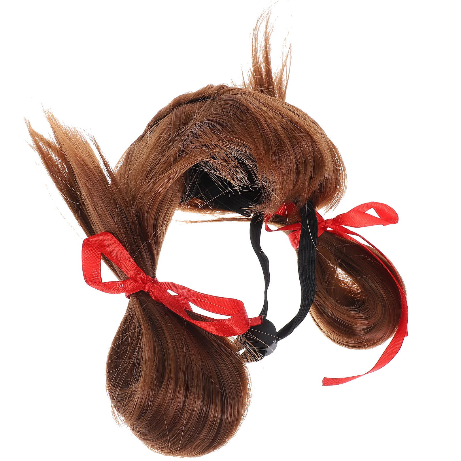 

1pcs Dog Pet Headdress Artificial Hair Nylon Fiber Costume Accessories for Medium Large Dogs Bow