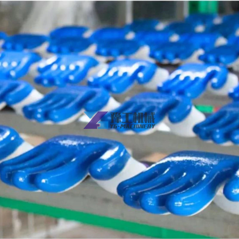 Pu Handschoen Dompelmachine Nitril Half Dompelen Handschoen Machine Pvc Gestippeld Katoen Handschoenen Machine