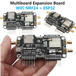 Per Flipper Zero Multiboard 3 in 1 scheda di espansione WiFi NRF24 + ESP32 espansione modulo 2.4G espansione modulo CC1101 ad alto guadagno