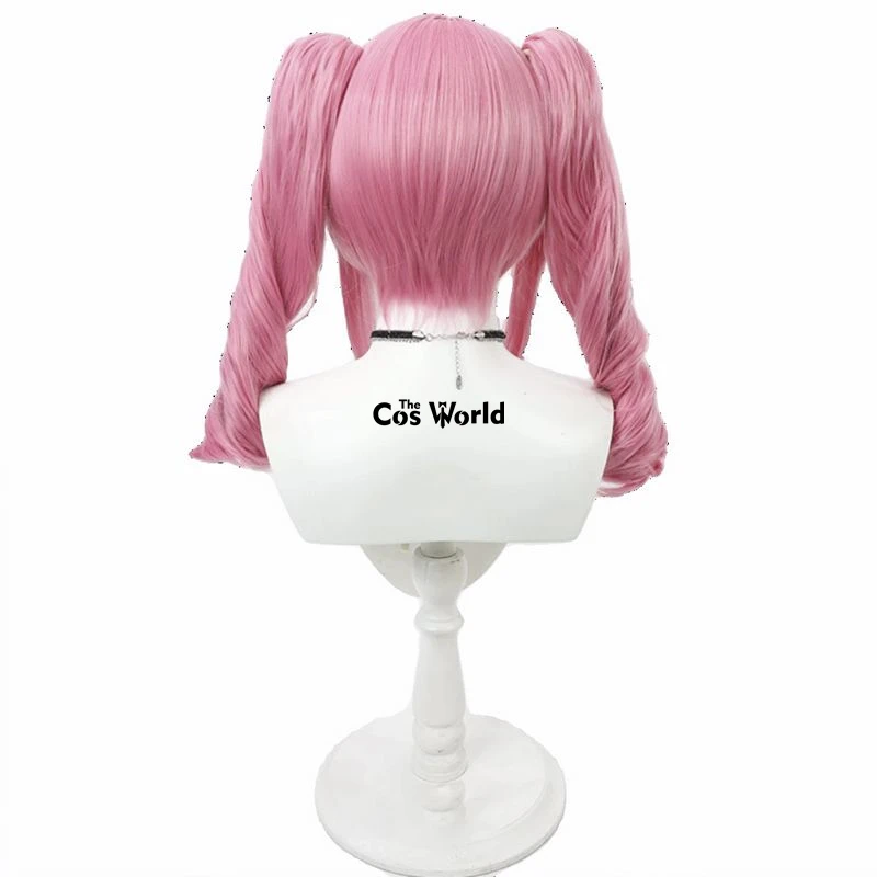 Gushing over Magical Girls Hanabishi Haruka 35 cm corto dritto Halloween Anime Cosplay parrucche capelli sintetici + cappuccio per parrucca