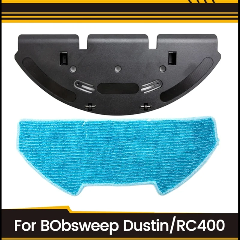 A94E-Kit de suporte de esfregão de substituição Forbobsweep Dustin/Forrc400 Robô aspirador de pó Almofadas de microfibra Limpeza eficiente de piso A